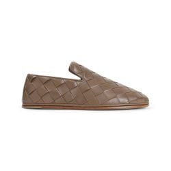 Bottega Veneta Braune Herrenpantoffeln Aus Nappaleder von Bottega Veneta