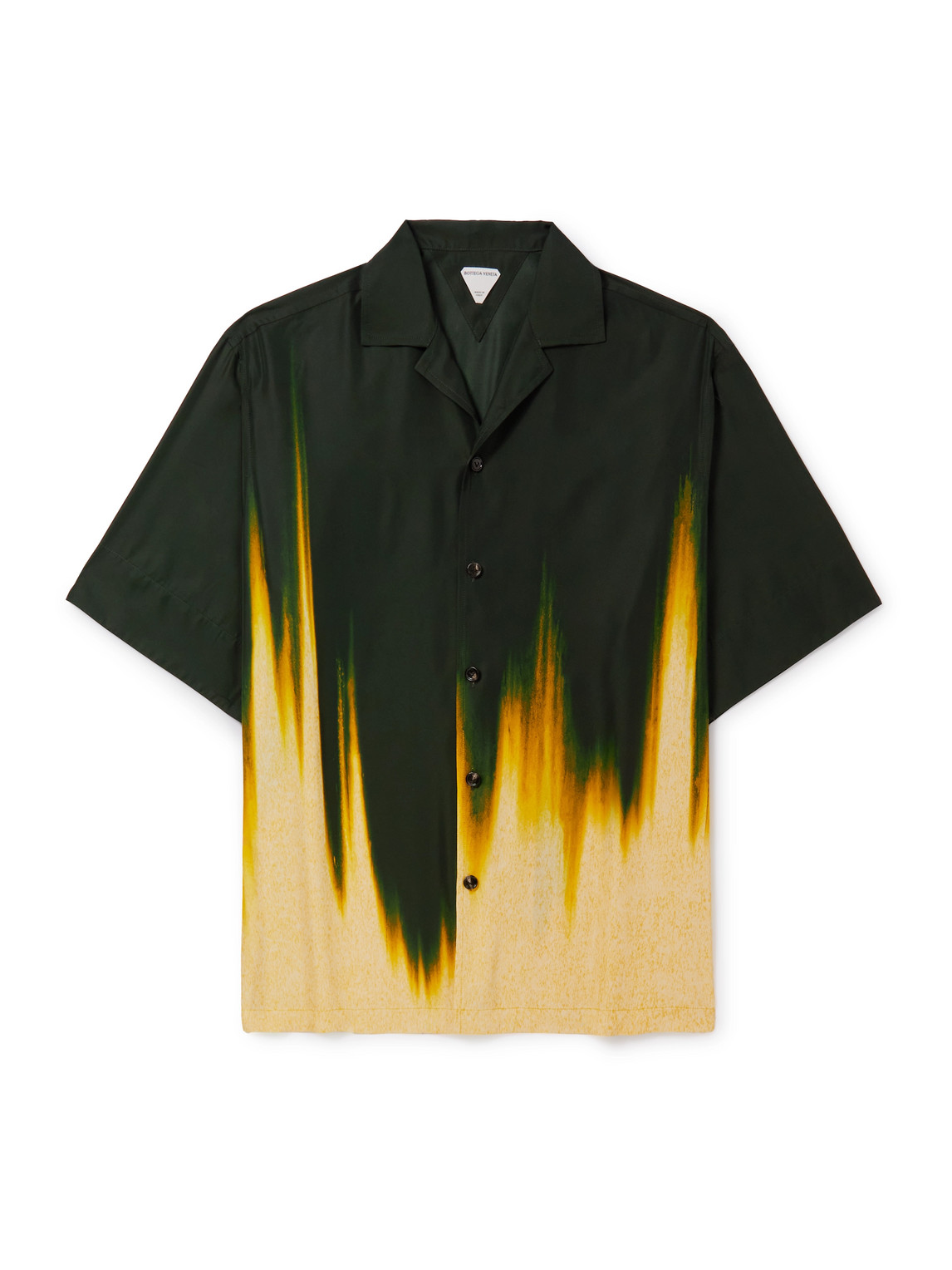 Bottega Veneta - Camp-Collar Printed Twill Shirt - Men - Yellow - IT 50 Bottega Veneta - Camp-Collar Printed Twill Shirt - Men - Yellow - IT 50 von Bottega Veneta
