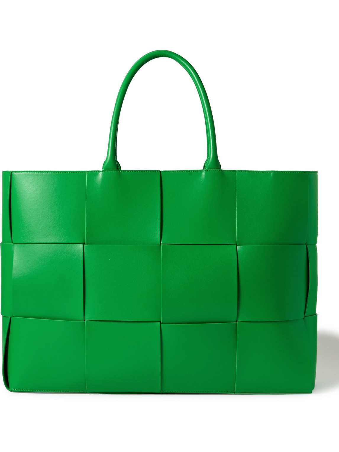 Bottega Veneta - East/West Large Intrecciato Leather Tote Bag - Men - Green von Bottega Veneta