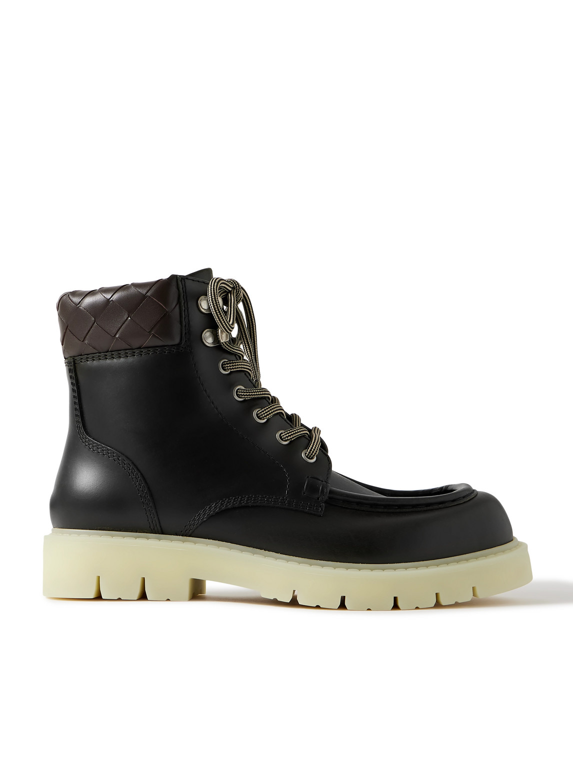 Bottega Veneta - Haddock Leather Ankle Boots - Men - Black - EU 41 von Bottega Veneta
