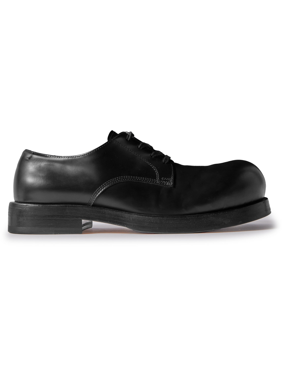 Bottega Veneta - Helium Leather Derby Shoes - Men - Black - EU 42 Bottega Veneta - Helium Leather Derby Shoes - Men - Black - EU 42 von Bottega Veneta