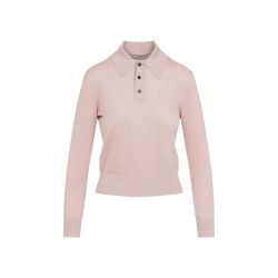 Bottega Veneta Pink & Lila Cashmere T-shirt von Bottega Veneta
