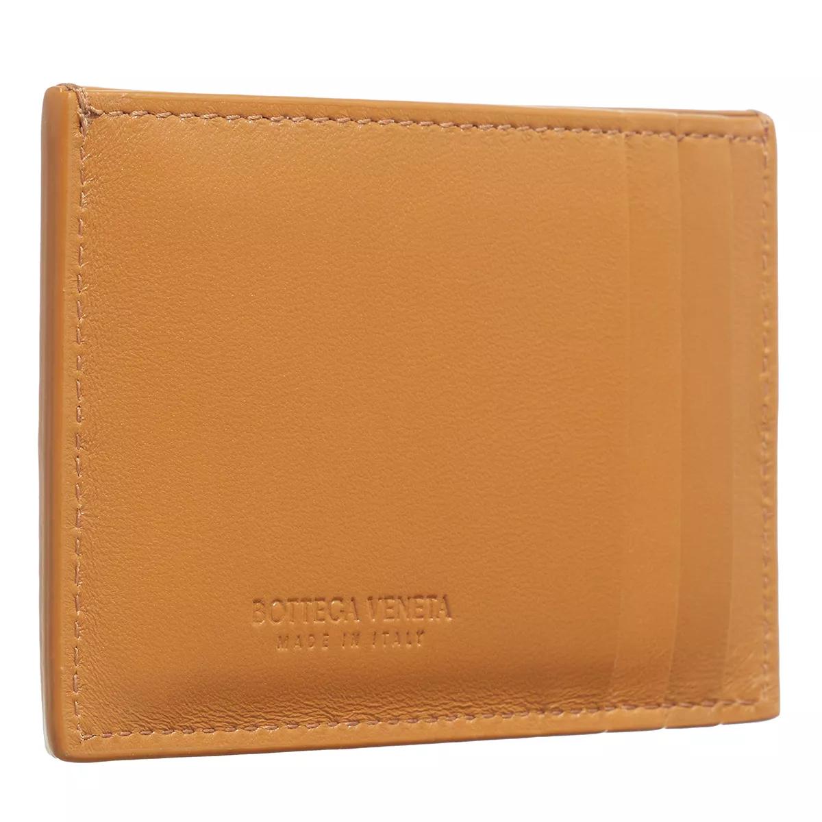 Bottega Veneta Portemonnaie - Card Holder Leather - Gr. unisize - in Braun - für Damen von Bottega Veneta