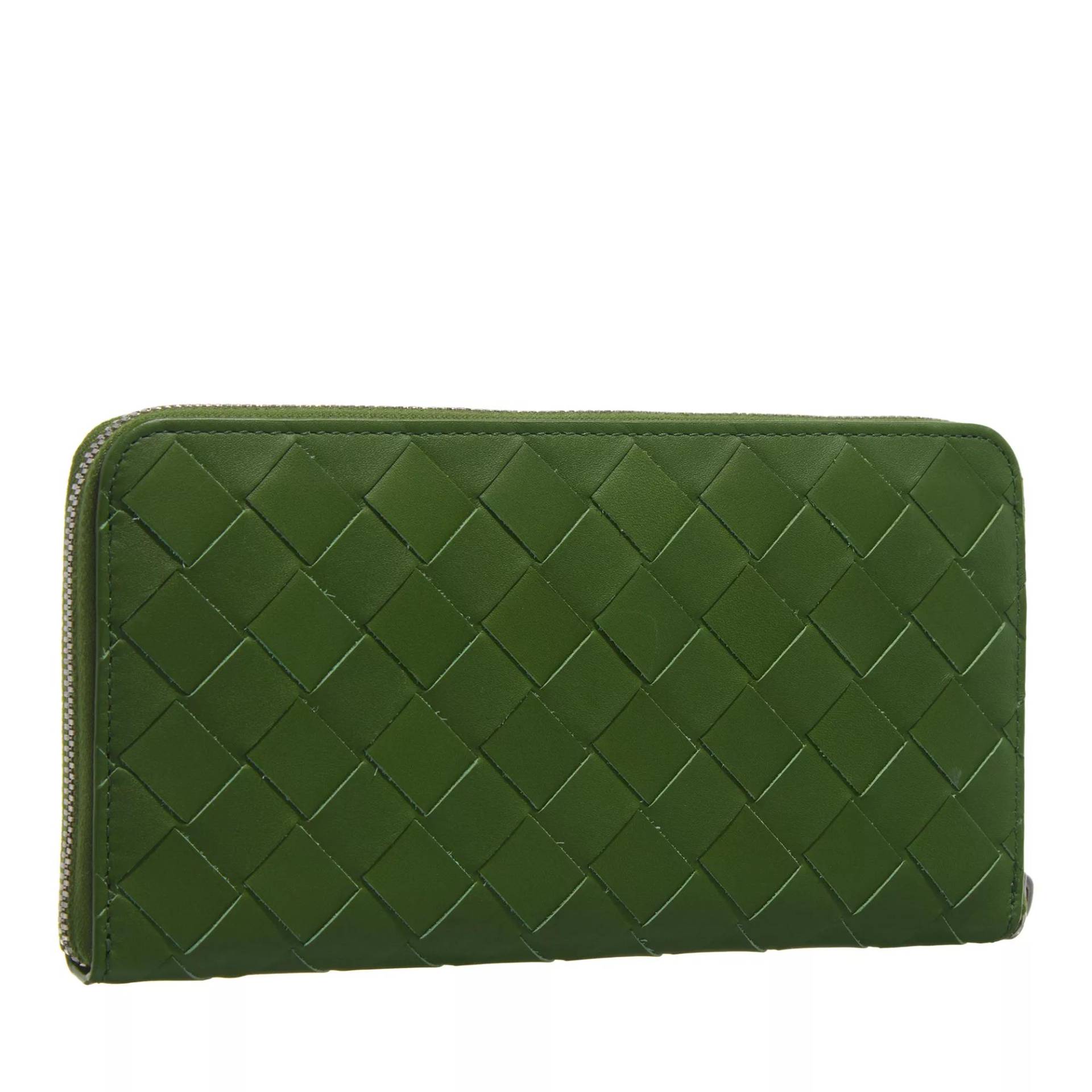 Bottega Veneta Portemonnaie - Zip Around Wallet - Gr. unisize - in Grün - für Damen von Bottega Veneta