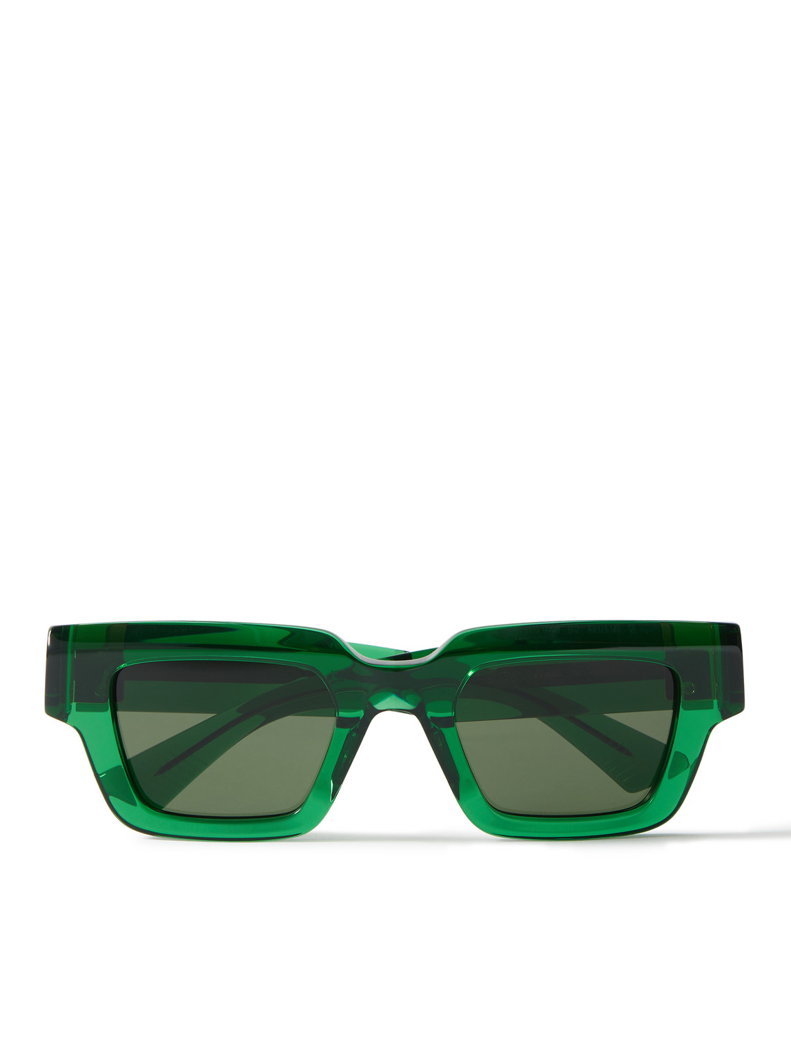Bottega Veneta - Rectangular-Frame Acetate Sunglasses - Men - Green Bottega Veneta - Rectangular-Frame Acetate Sunglasses - Men - Green von Bottega Veneta