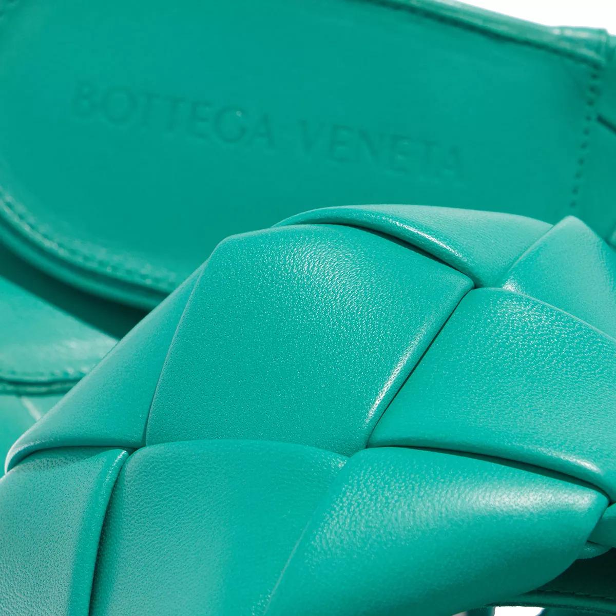 Bottega Veneta Sandalen & Sandaletten - The Lido Sandals Intrecciato - Gr. 38 (EU) - in Grün - für Damen von Bottega Veneta