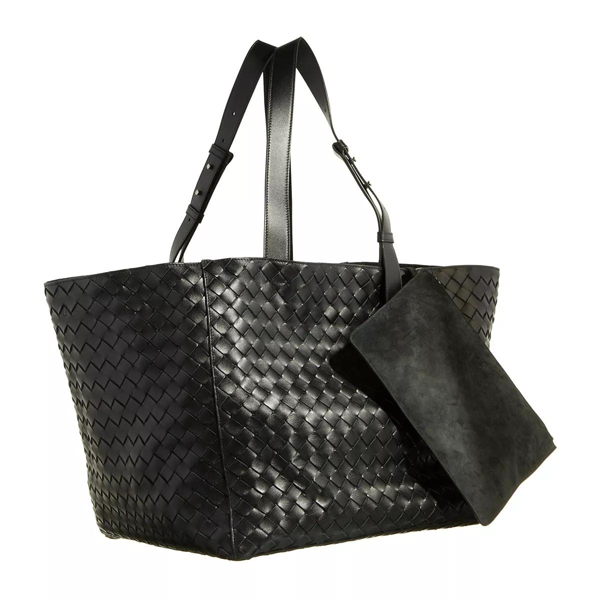 Bottega Veneta Shopper - Intrecciato Cube Tote Bag - Gr. unisize - in Schwarz - für Damen von Bottega Veneta