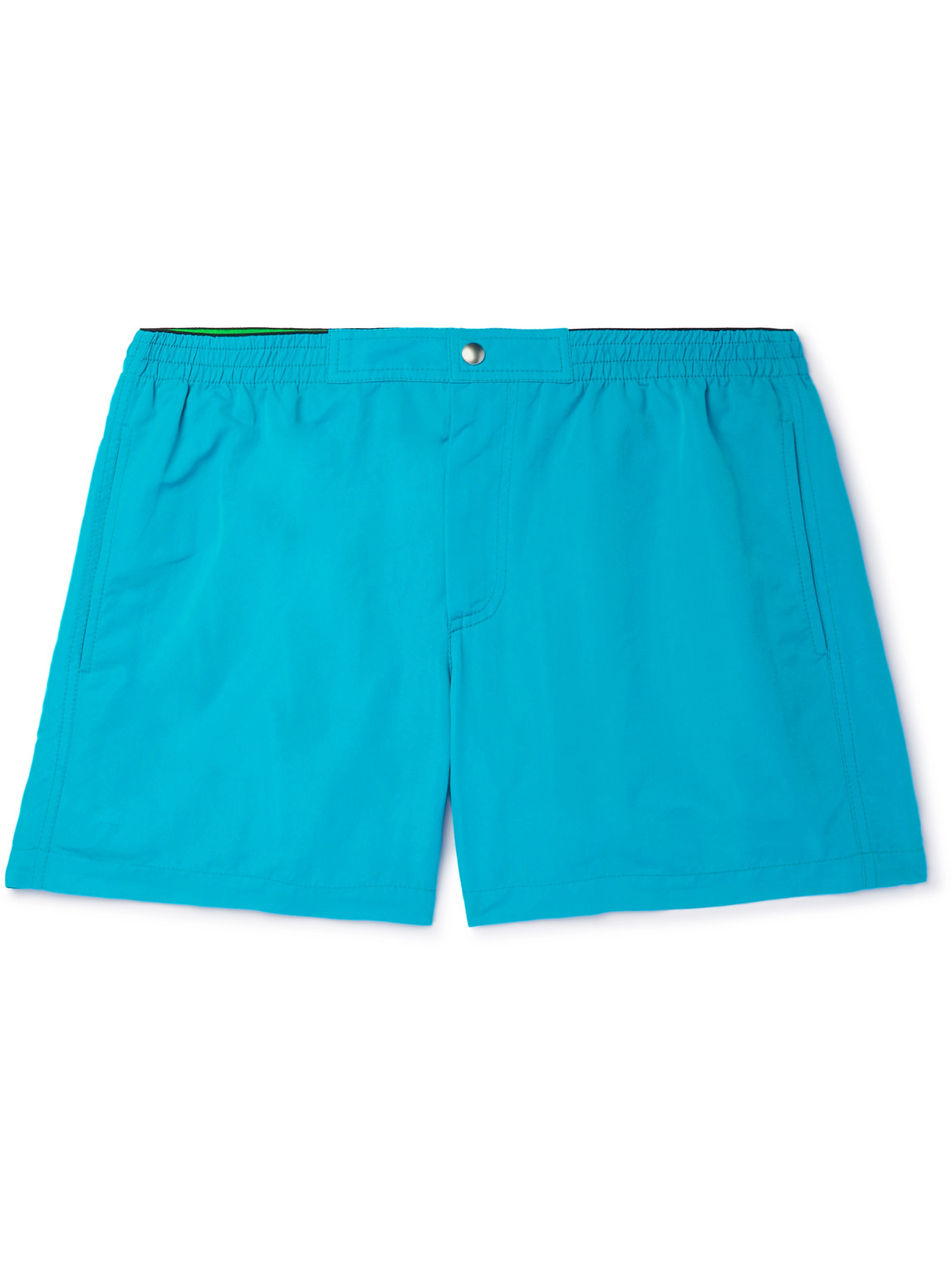 Bottega Veneta - Short-Length Tech-Faille Swim Shorts - Men - Blue - L von Bottega Veneta