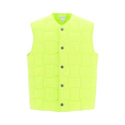 Herren Grüne Bottega Veneta Gefütterte Weste Jacke von Bottega Veneta