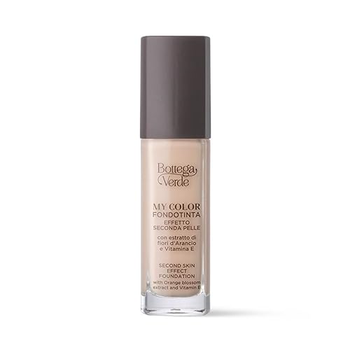 Bottega Verde, My Color Foundation - zweite Haut Effekt - mit Orangenblütenextrakt und Vitamin E (30 ml) von Bottega Verde