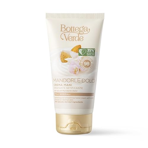 Bottega Verde - Süße Mandeln - Handcreme - feuchtigkeitsspendende Seidigkeit (75 ml) - normale Haut von Bottega Verde