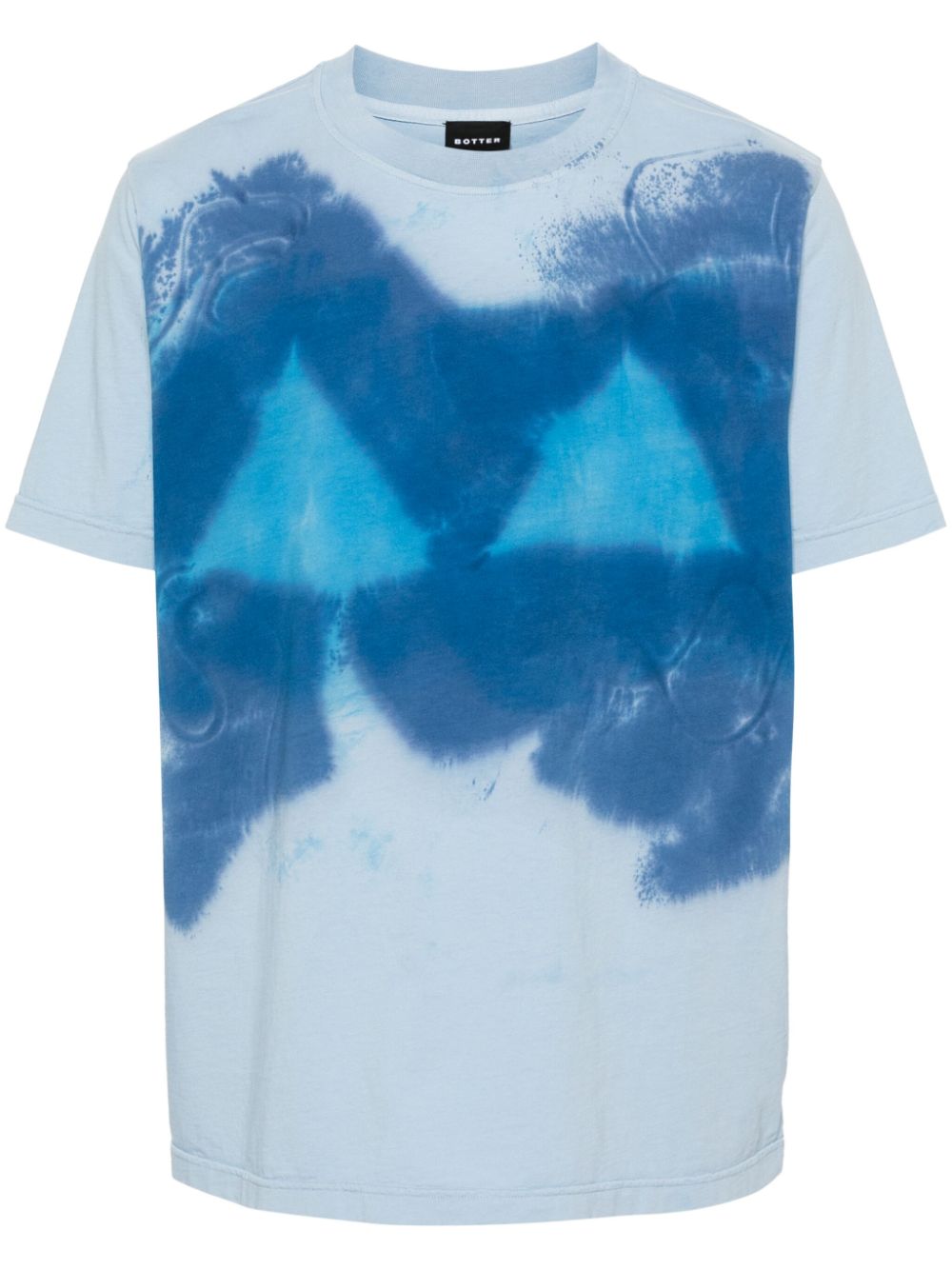 Botter T-Shirt mit Batikmuster - Blau von Botter