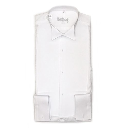 Frackhemd Botthof, Regular Fit, piqué, 100% Baumwolle Größe 49 von Botthof