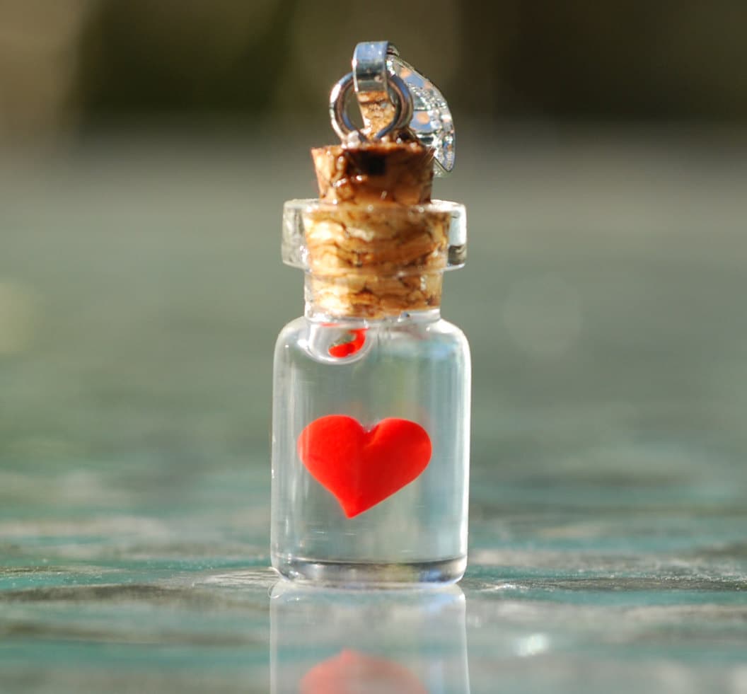 Herz in Einer Kleinen Flasche Herz in Einer Kleinen Flasche von BottledUpShop