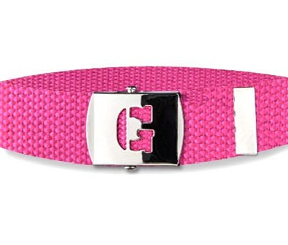 Kinder Initial Gürtel Hot Pink I Girls Säuglinge Bis Tweens - Alle Buchstaben Verfügbar von BottomsUp4Kids