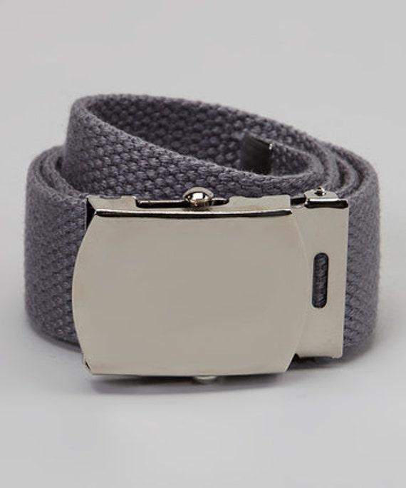 Kinder Jungen Oder Mädchen Anthrazit Militär Gürtel Säuglinge Bis Jugendliche Perfekt Für Die Schule von BottomsUp4Kids