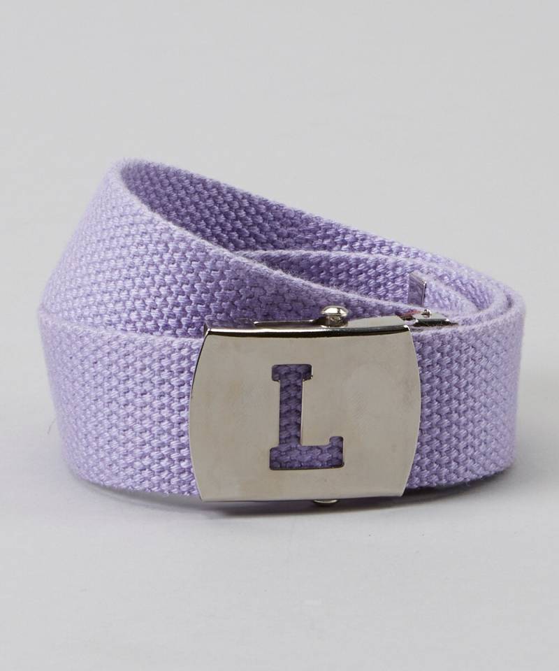 Sale Kinder Initialen Gürtel Lavendel - Alle Buchstaben Des Alphabets Verfügbar Perfekt Für Schuluniform von BottomsUp4Kids