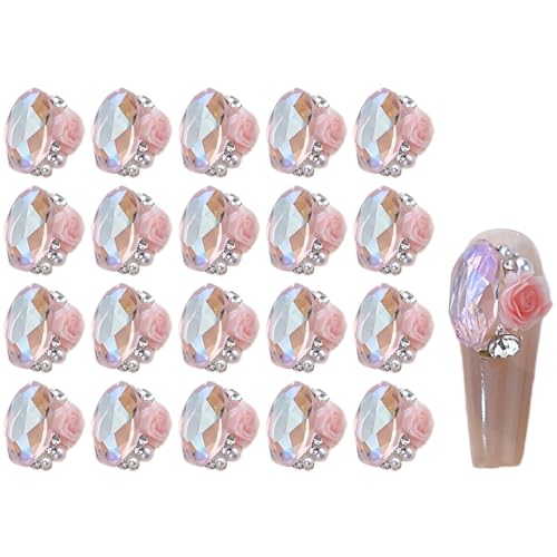 4 Stück Strasssteine Kristall Multi-Form Nägel Kunst Nägel Kunst Strasssteine für Frauen von Bottone