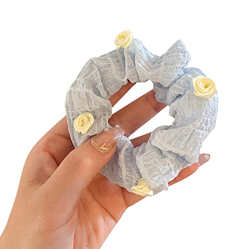 Blumen-Haargummis für Damen, Rosen-Haargummis, Blumen-Haargummi, Blume, Pferdeschwanz-Halter, Blume, elastisches Band, Haarseil Blumen-Haargummis für Damen, Rosen-Haargummis, Blumen-Haargummi, Blume, Pferdeschwanz-Halter, Blume, elastisches Band, Haarseil von Bottone