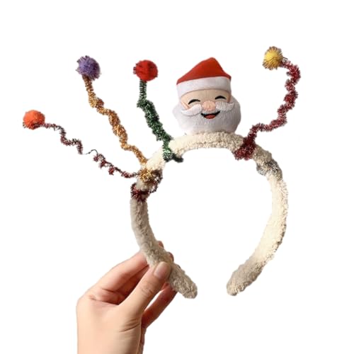 Bottone Weihnachtsgeschenke Rentier Stirnbänder Kopfbedeckung Haarreifen für Weihnachten Kopfschmuck Verkleidung Party Supplies von Bottone