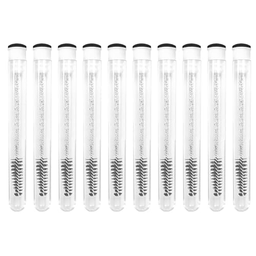 Mascara Bürsten Kristall Wimpernbürste Mascara Applikator Wimpernverlängerungen Make-up Tools Augenbrauenpinsel von Bottone