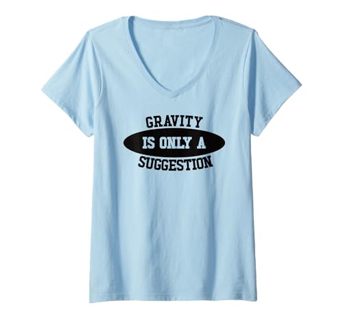 Damen Bouldern Gavity ist nur EIN Vorschlag Boulderer T-Shirt mit V-Ausschnitt von Boulder Equipment Climbing Bouldering Coaches