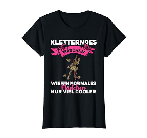 Klettern Damen Boulderer Boulderin Bouldern Mädchen T-Shirt von Bouldern Geschenke & Zubehör für Frauen Mädchen