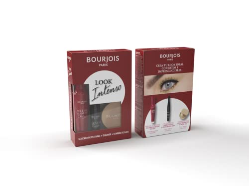 Bourjois, Intense Look Kit, Volume Glamour OH OUI Maske + Liner Pinceau 01 + Lidschatten Little Round Pot 04 von Bourjois