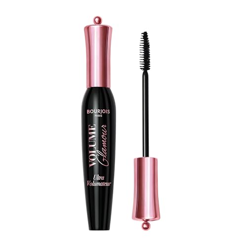 Bourjois, Mascara Volume Glamour Schwarz, sofortiges Volumen, natürliches Ergebnis, intensive schwarze Pigmente, 12 ml von Bourjois