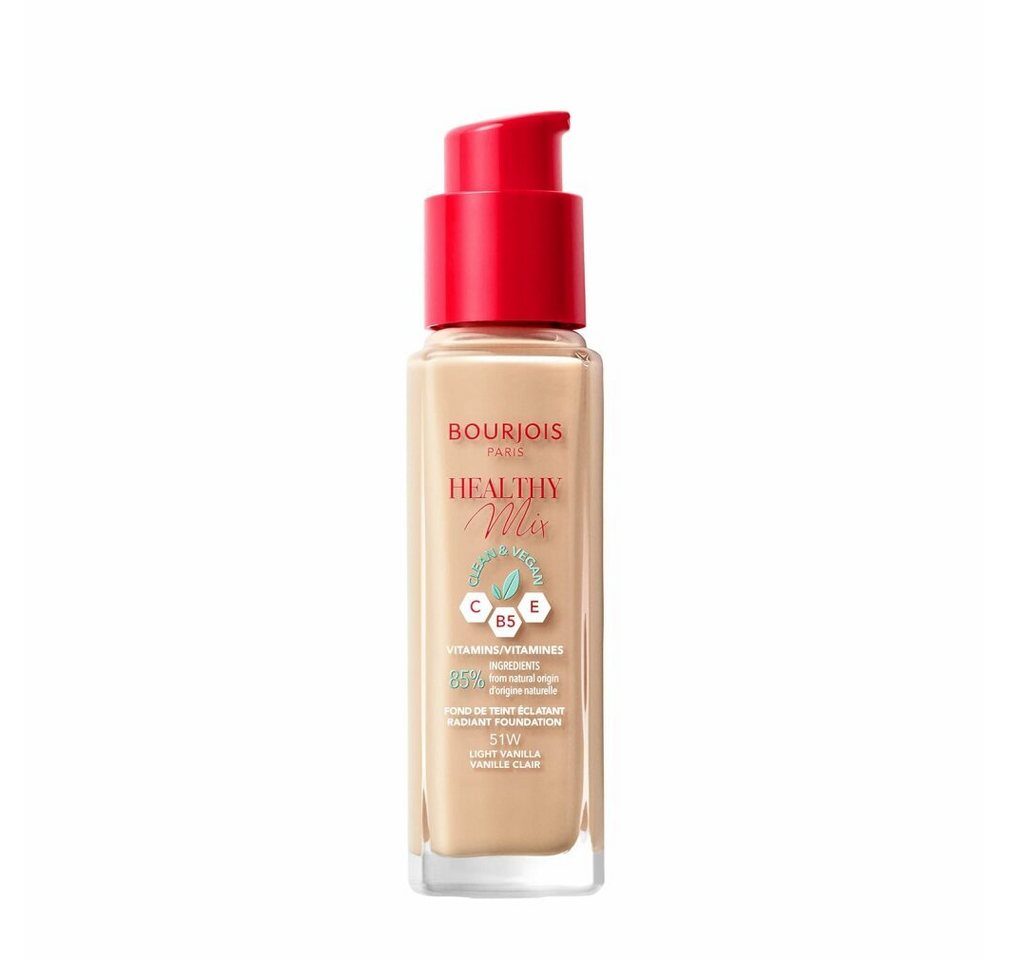 Bourjois Foundation Healthy Mix Radiant Foundation 51-Light Vanilla 30ml Bourjois Foundation Healthy Mix Radiant Foundation 51-Light Vanilla 30ml von Bourjois