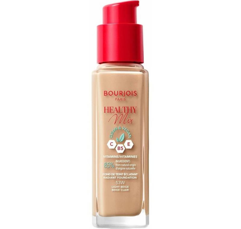 Bourjois Foundation Healthy Mix Radiant Foundation 53-Light Beige 30ml von Bourjois