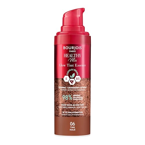 Bourjois Healthy Mix 006 Tan, leuchtendes getöntes Fluid, nackte Haut, strahlendes Finish, erfrischende und feuchtigkeitsspendende Textur, vegane Formel, 30 ml Bourjois Healthy Mix 006 Tan, leuchtendes getöntes Fluid, nackte Haut, strahlendes Finish, erfrischende und feuchtigkeitsspendende Textur, vegane Formel, 30 ml von Bourjois