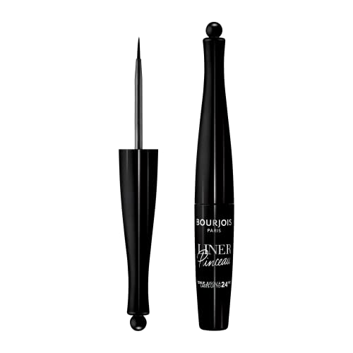 Bourjois Liner Pinceau Liquid Waterproof Eyeliner - 001 Noir Beaux-arts, 1 Stück von Bourjois