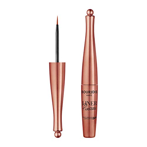 Bourjois Pinceau Flüssiger Eyeliner, wasserfester Eyeliner, präzise Strichstärke mit langer Lebensdauer, 06 Cuivre Cubiste von Bourjois