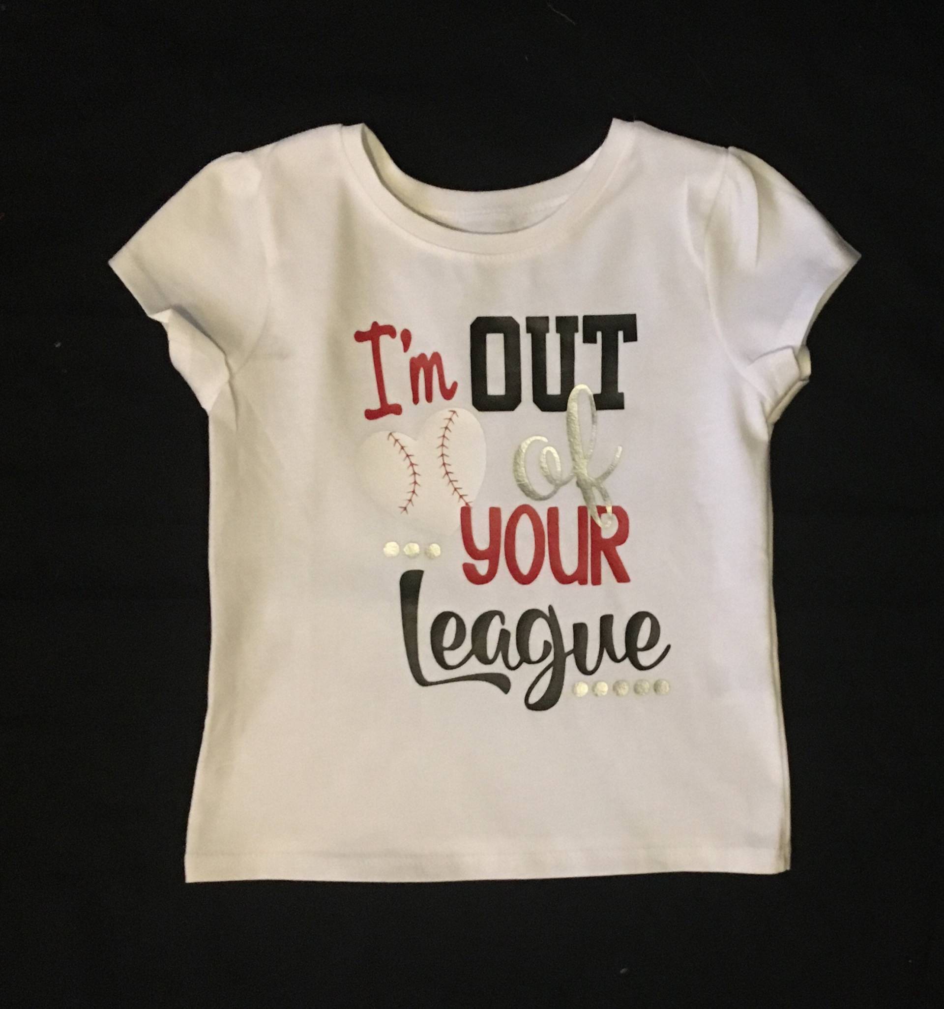 Ich Bin Aus Ihrer Liga Shirt Mädchen Vinyl von BoutiqfullyYours