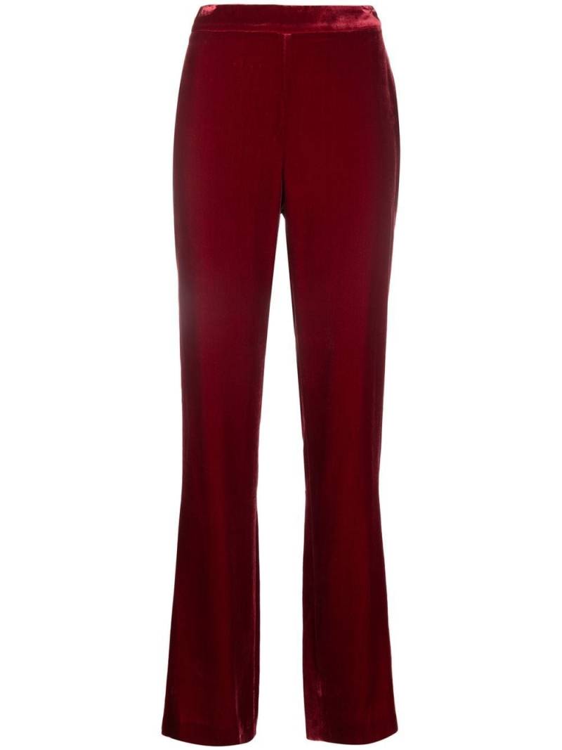 Boutique Moschino Hose aus Samt - Rot von Boutique Moschino