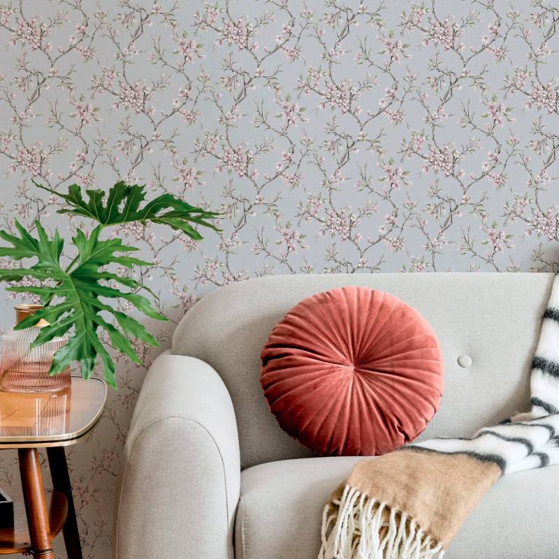 Boutique Vliestapete "ELIZA SAGE, SUMMER and BLUSH" glatt von Boutique