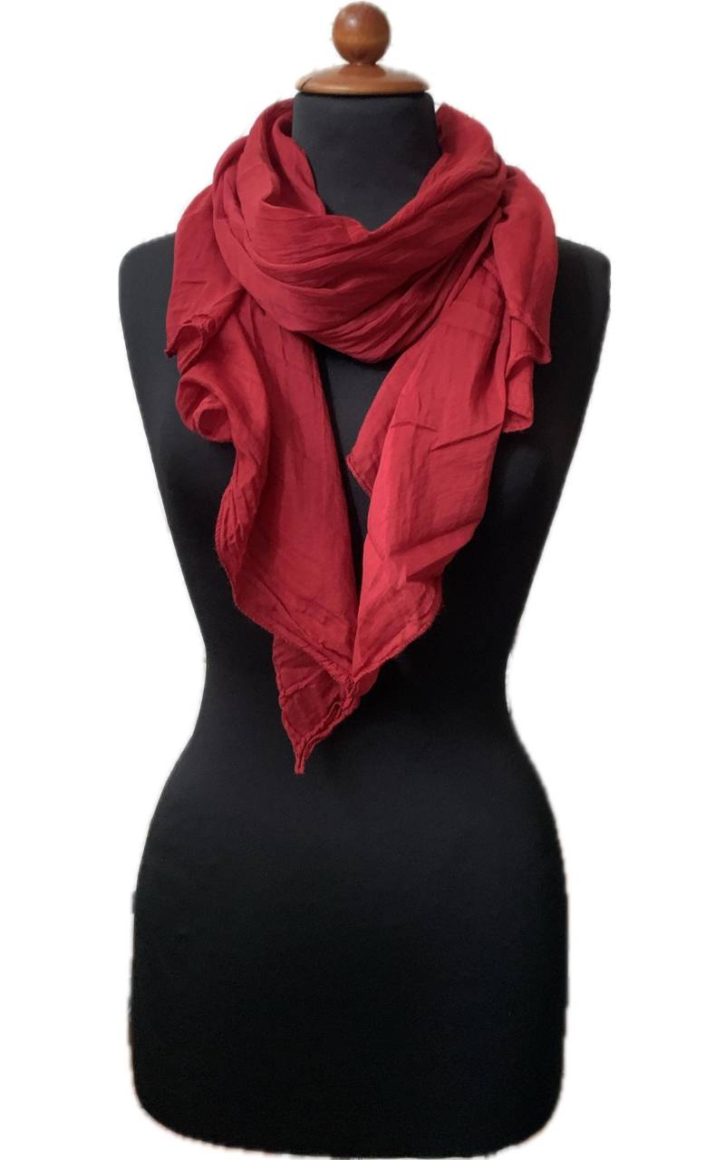 Baumwollseiden Tücher Uni Farben | 5 Farben von BoutiqueAmLeuchtturm