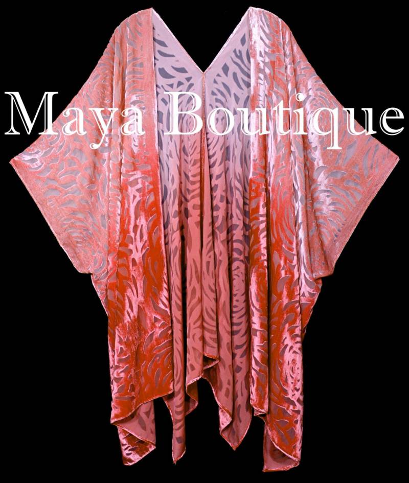 Maya Matazaro Orange Ombre Camellia Burnout Samt Kaftan Kimono Jacke Handgefärbt Usa Made Maya Matazaro Orange Ombre Camellia Burnout Samt Kaftan Kimono Jacke Handgefärbt Usa Made von BoutiqueMaya