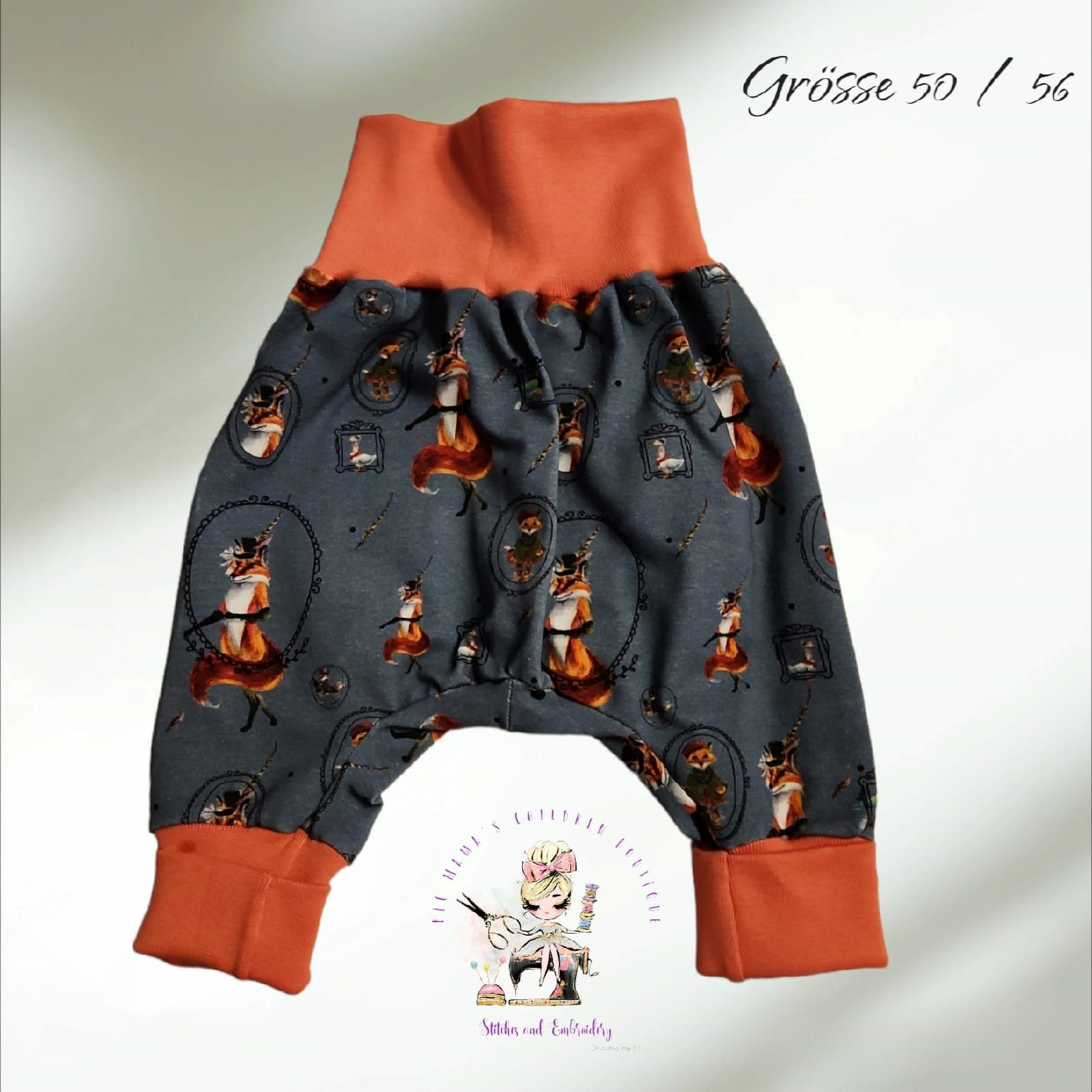 Pumphose Babyhose Hose Baby Grösse 50/56 Baggy Kind Junge Mädchen Verschiedene Designs von BoutiquebyBigMama