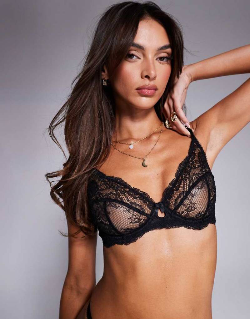 Boux Avenue - Gracey - Balconette-BH in Schwarz Boux Avenue - Gracey - Balconette-BH in Schwarz von Boux Avenue