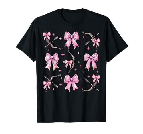 Kokette Bogen Pfeil und Bogen Jagd Bogen & Pfeil Jäger Mädchen Mama T-Shirt von Bow Hunting Coquette Aesthetic Girl Women Clothing