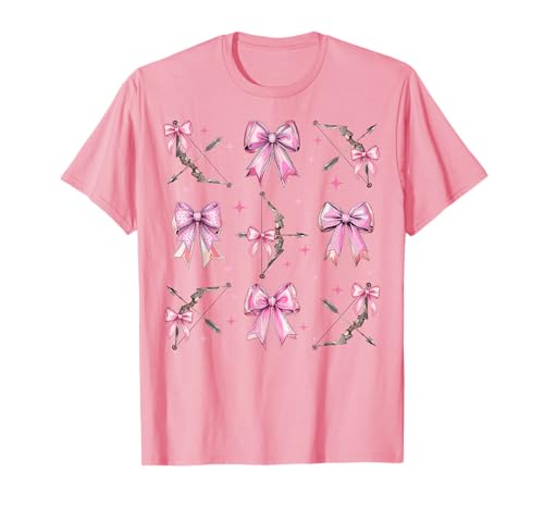 Kokette Bogen Pfeil und Bogen Jagd Bogen & Pfeil Jäger Mädchen Mama T-Shirt von Bow Hunting Coquette Aesthetic Girl Women Clothing