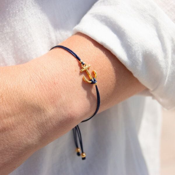 Bow & Hummingbird Armband auf Karte - Anker - Meer-Erinnerungen von Bow & Hummingbird