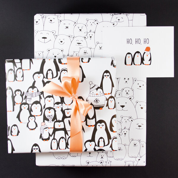 Bow & Hummingbird Geschenkverpackungs-Set "Frostige Freunde" von Bow & Hummingbird