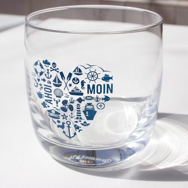 Bow & Hummingbird Kristallglas, Whiskeyglas "Nordisch by Heart" made in EU von Bow & Hummingbird