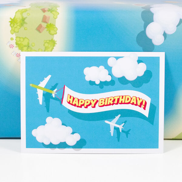 Bow & Hummingbird Postkarte Happy Birthday von Bow & Hummingbird