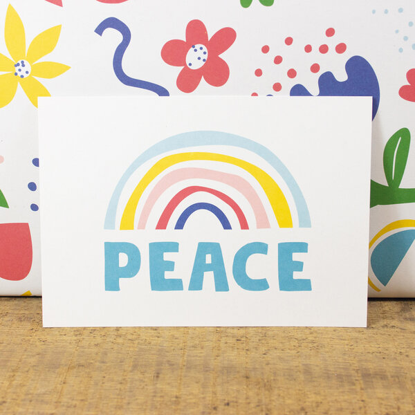 Bow & Hummingbird Postkarte Peace von Bow & Hummingbird