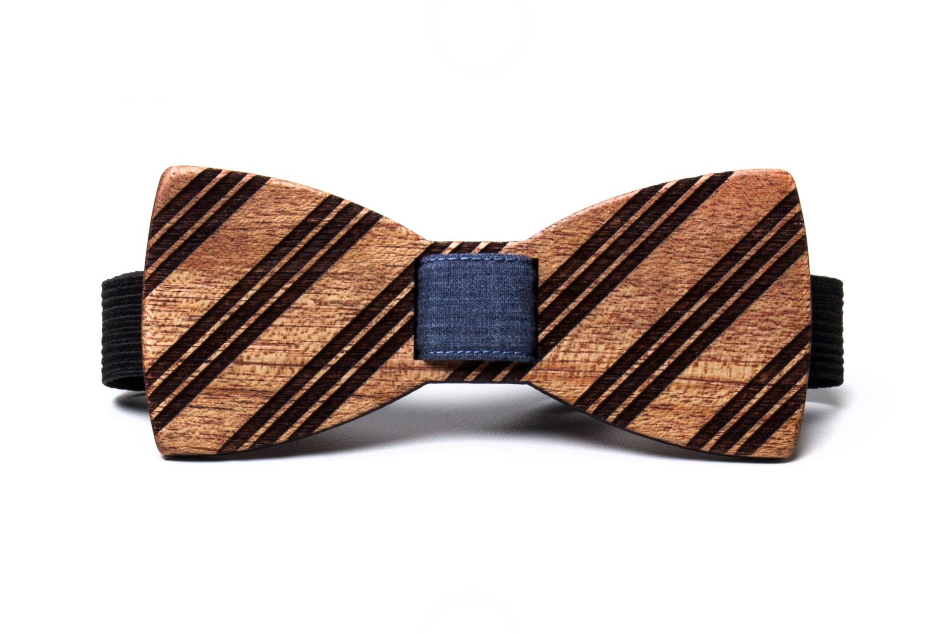 streifen Holz Fliege streifen Holz Fliege von BowTiedWood