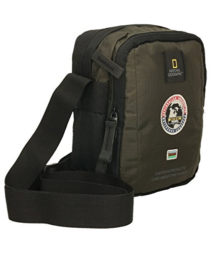 Bowatex National Geographic Kleine Umhängetasche 21 cm Dunkel Grün Khaki 01103 von Bowatex
